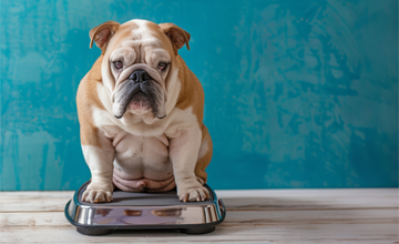 Cane obeso o in sovrappeso